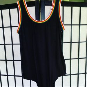 Black One Piece Body Suit
